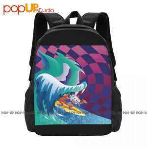 Psychedelic Rock It'S Working Backpack Large Capacity
