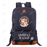Canvas Backpack Umbrella Academy Men Backpack Big School Bag