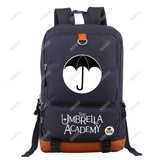 Canvas Backpack Umbrella Academy Men Backpack Big School Bag