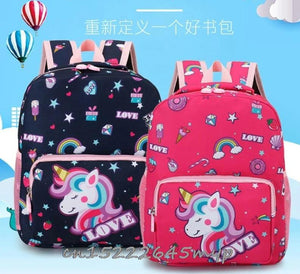 Kids Cartoon Pony Schoolbag Girls Princess School Bag Kindergarten Backpack
