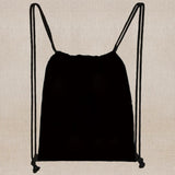 Japanese Cartoon Print Canvas Gym Backpack Drawstring Shoulder Bag