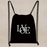 Portable Drawstring Backpack Girls Shoes Fitness Bags Women Travel Pouch