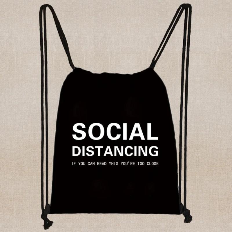 Portable Drawstring Backpack Girls Shoes Fitness Bags Women Travel Pouch