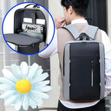USB Men's Shoulder Bags Large Capacity Computer Bags Multi-layer