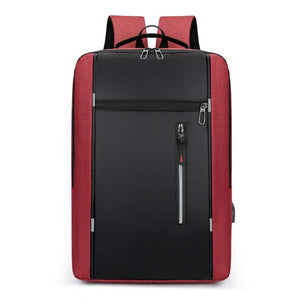 USB Men's Shoulder Bags Large Capacity Computer Bags Multi-layer