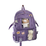 PC Girls Backpack Large-Capacity Female Schoolbag for Laptop 43*29*13.5cm