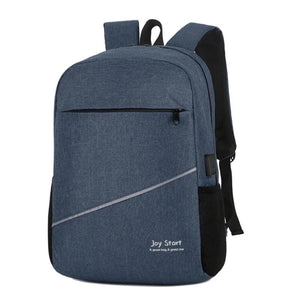 USB Charging Laptop Backpack Unisex Business Shoulder School Bag