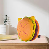 Cheeseburger Backpack Bag Holder for Daily Use, Hamburger Daypack