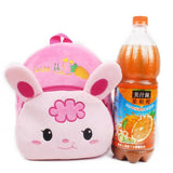 3D Cartoon Print Plush Kids Backpack for Boys and Girls