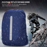 Reflective Waterproof Backpack Rain Cover 30-60L