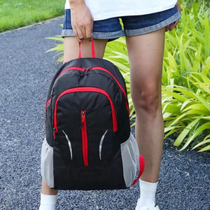 Travel Backpack Compact Large Capacity Folding Mesh Straps Backpack