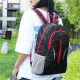 Travel Backpack Compact Large Capacity Folding Mesh Straps Backpack