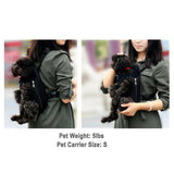 Adjustable Dog Backpack Kangaroo Front Carrier Bag for Cat