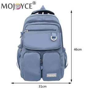 Large Capacity Waterproof Nylon Backpack for Teenage Girls Boys