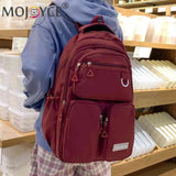 Large Capacity Waterproof Nylon Backpack for Teenage Girls Boys