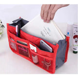 Large Lady Cosmetic Bag Female Tote Organizer Travel Insert Handbag