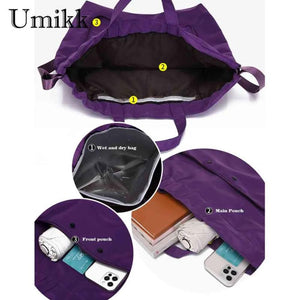 Nylon Drawstring Backpack Lightweight for Gym Yoga Swimming