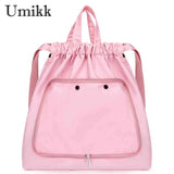 Nylon Drawstring Backpack Lightweight for Gym Yoga Swimming