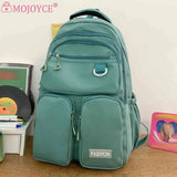 Waterproof Nylon Bookbag for Teenage Girls Boys
