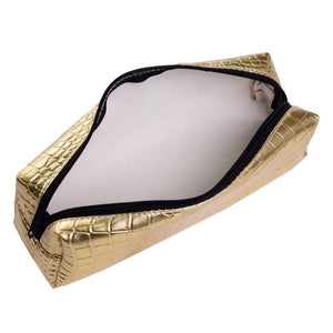 Skull Leather Makeup Bag Purse Organizer Travel Pouch PU Cosmetic Bag