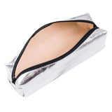 Skull Leather Makeup Bag Purse Organizer Travel Pouch PU Cosmetic Bag