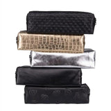 Skull Leather Makeup Bag Purse Organizer Travel Pouch PU Cosmetic Bag