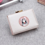 Small Rabbit Wallet Short PU Leather Solid Wallets