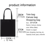 Cat Shopping Bag Woman Shopper Folding Canvas Tote Travel Bags