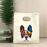 French Bulldog Print Lunch Bags Insulated Bento Box Tote