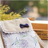 Floral Printing Small Shoulder Bag Women Cotton Messenger Phone