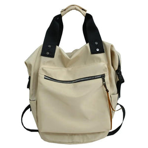 Nylon Backpack Large Capacity Travel Book Bags for Teenage Girls