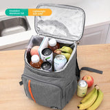 Waterproof Cooler Bag Shoulder Backpack Outdoor Thermal Pouch