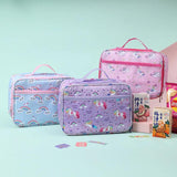 Cartoon Unicorn Portable Thermal Lunch Bag Insulated Cooler Bento Bag