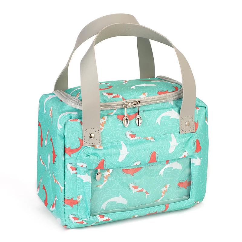 Breakfast Box Portable Picnic Travel Cooler Lunch Bag