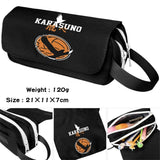 Haikyuu Cartoon Pencil Case Waterproof Student Make Up Bag Zip Boys Girls