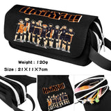 Haikyuu Cartoon Pencil Case Waterproof Student Make Up Bag Zip Boys Girls