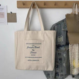 Jungle Book Canvas Shoulder Bag Women Casual Tote Large Capacity Shopping Beach