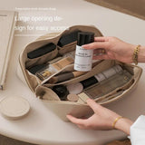 Large Travel Cosmetic Bag Portable Makeup Pouch Waterproof Toiletry Kit