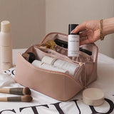 Large Travel Cosmetic Bag Portable Makeup Pouch Waterproof Toiletry Kit