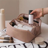 Large Travel Cosmetic Bag Portable Makeup Pouch Waterproof Toiletry Kit