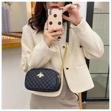Women Bags Handbags PU Leather Small Square Mobile Phone Messenger Crossbody Sho