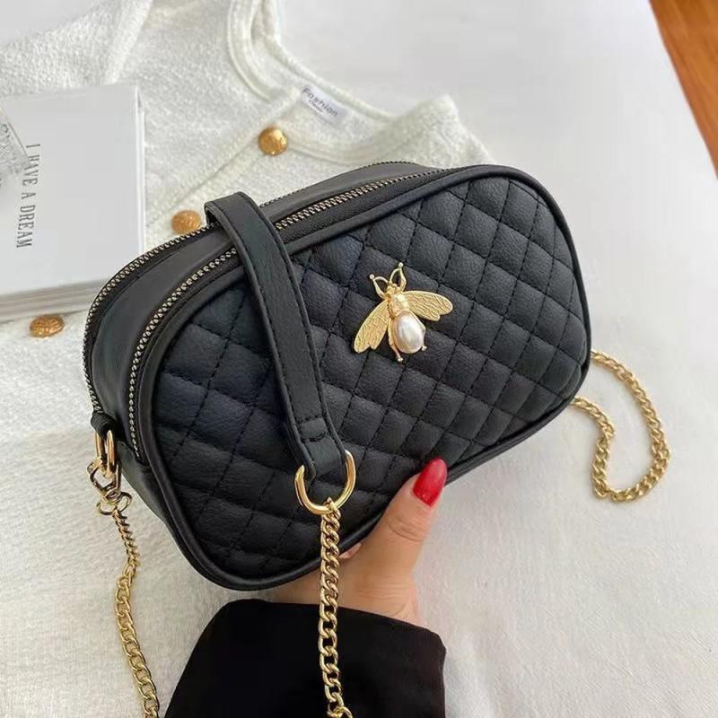 Women Bags Handbags PU Leather Small Square Mobile Phone Messenger Crossbody Sho
