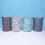 Cotton Fabric Bag Laundry Basket Dirty Clothes Storage Large Bag