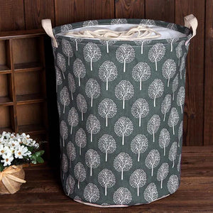 Cotton Fabric Bag Laundry Basket Dirty Clothes Storage Large Bag
