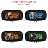 Anime Tokyo Revengers Nylon Penbag Cartoon Print Cosmetic Cases