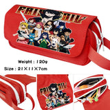Fairy Tail Student Pencil Case Zipper Makeup Bag Boy Girl Stationery