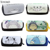 Anime Totoro Double-deck Pencil Case Big Capacity Stationery Bag