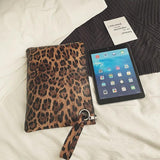 Leopard Print Clutch Wallet Crossbody Bag