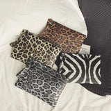 Leopard Print Clutch Wallet Crossbody Bag