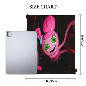 Mommy Long Legs Drawstring Backpack Girl Bag School Shoe Bag